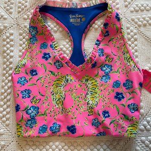 Lilly Pulitzer Ruffle Sports Bra